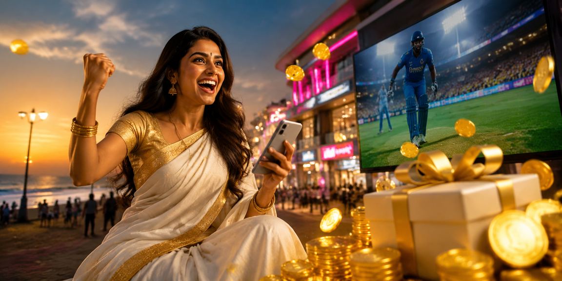 Mobile user betting on IPL cricket at 692